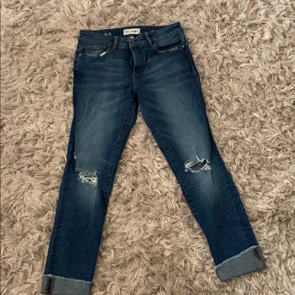 DL 1961 Florence instasculp crop jeans sz 27